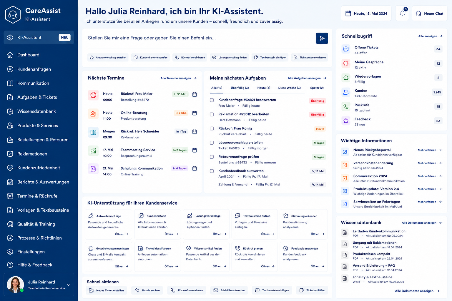 KI-Arbeitsplatz-Assistent Vorschau