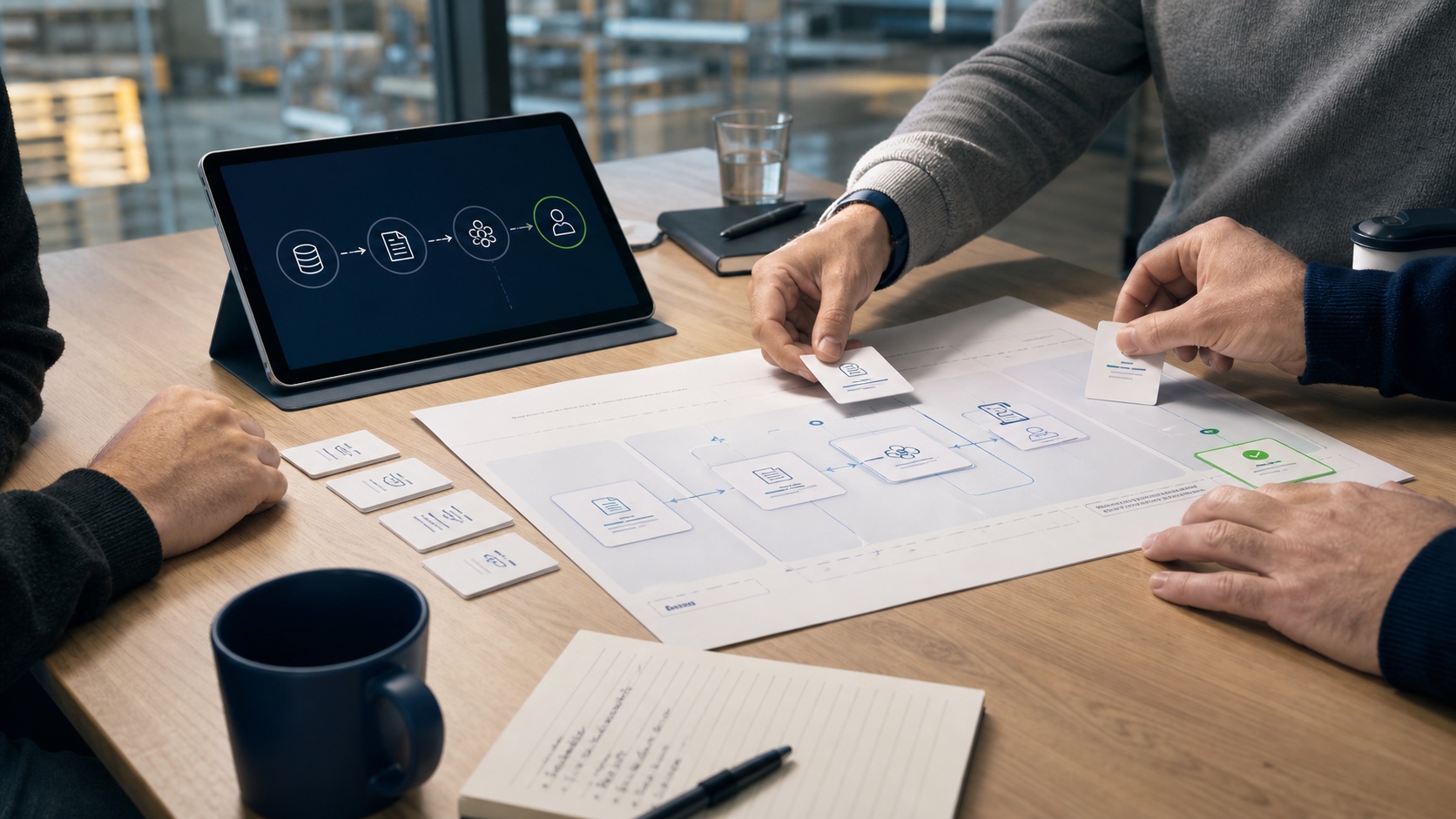 AI READY Prozessworkshop mit Prozesslandkarte, Datenquellen, verständlicher KI-Unterstützung und klarer Entscheidungshoheit